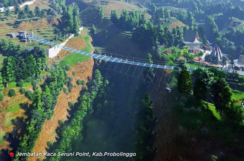 Jembatan Kaca Antara Uji Nyali dan Suguhan View Alam 