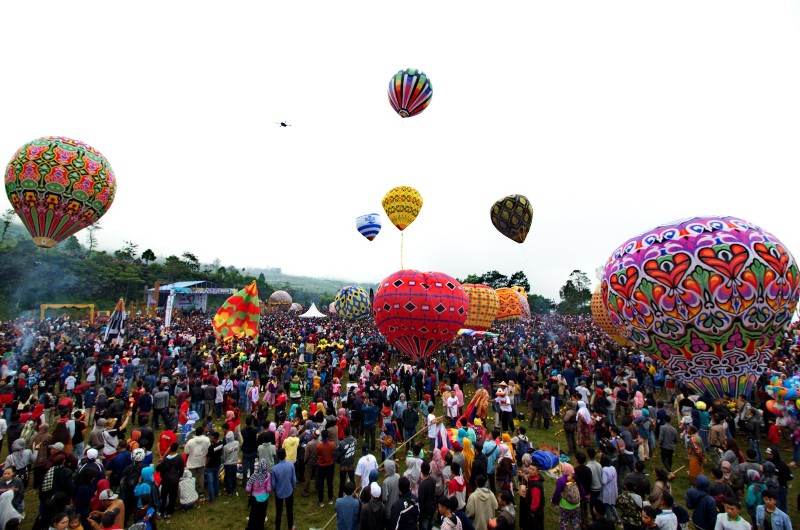 Java Balloon Attraction 2022 dan Tradisi Balon di Wonosobo