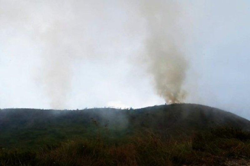 Fakta Dibalik Kebakaran Lereng Gunung Penanggungan di Mojokerto
